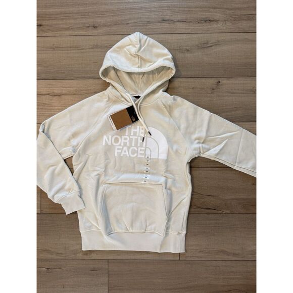 THE NORTH FACE Women's Half Dome Pullover Hoodie Small NWT White dune - Picture 2 of 2